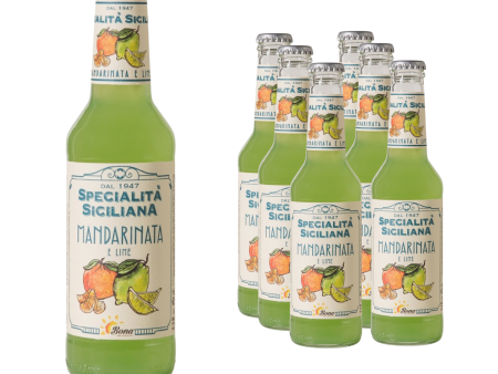 Specialita Siciliana Mandarin & Lime Italian Soft Drink 275ml (Pack of 6) Online now