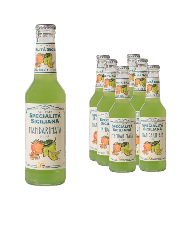 Specialita Siciliana Mandarin & Lime Italian Soft Drink 275ml (Pack of 6) Online now