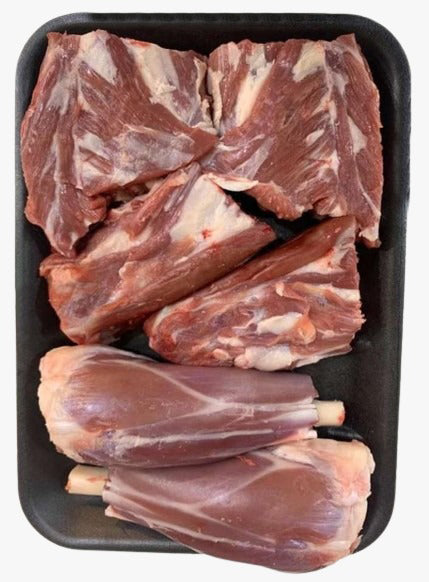 Bone-In Lamb Shoulder Mansaf Large Cut Cube Raised w o Antibiotics 1.5kg on Sale