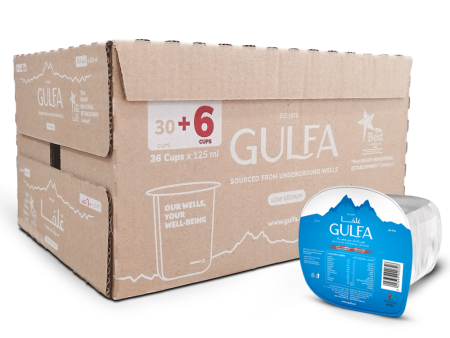 Gulfa 125ml x 36 Cups Drinking Water Discount