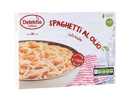 Delektia Spaghetti Al Olio Frozen Meal 500g Hot on Sale