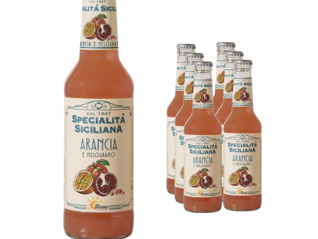 Specialita SicilianaArancia E Melograno Soft Drink 275ml (Pack of 6) Discount