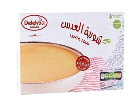 Delektia Lentil Soup Frozen Meal 500g For Sale