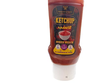 Healthy & Tasty Ketchup Sauce,  Low Carb, Low Fat, No Starch, No Added Sugar, No Soy Oil, No Hydrogenated Oil 340ml Supply