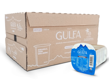 Gulfa 200ml x 24 Cups Drinking Water For Discount