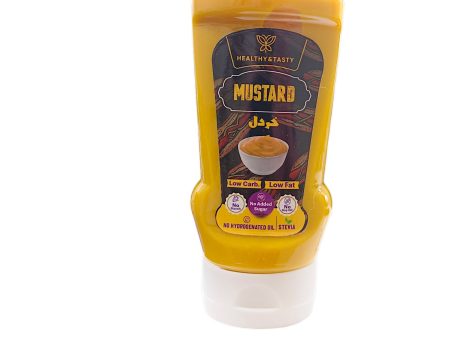 Healthy & Tasty Mustard Sauce  Nutritous Low Carb, Low Fat & Zesty, No Starch, No Added Sugar, No Soy or Hydrogenated Oil 340ml on Sale