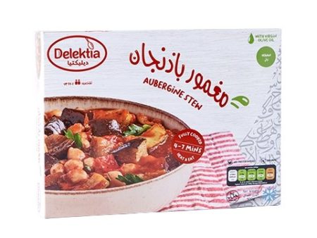 Delektia Aubergine Stew Frozen Meal 500g Discount