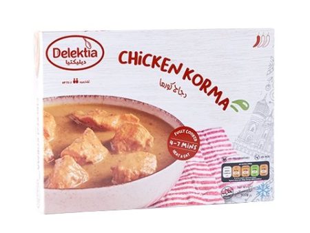 Delektia Chicken Korma Frozen Meal 500g Supply