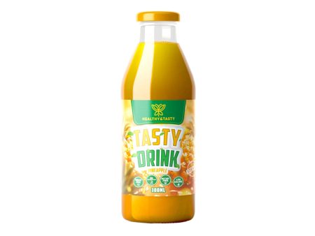 Healthy & Tasty Pineapple Juice,  Natural, Low Calorie, Keto Friendly, No Added Sugar, Fruit Drink - 10 oz Juice 300ml - Natural, Low Calorie 300 ml For Sale