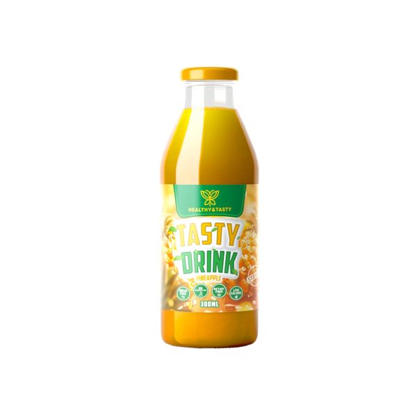 Healthy & Tasty Pineapple Juice,  Natural, Low Calorie, Keto Friendly, No Added Sugar, Fruit Drink - 10 oz Juice 300ml - Natural, Low Calorie 300 ml For Sale