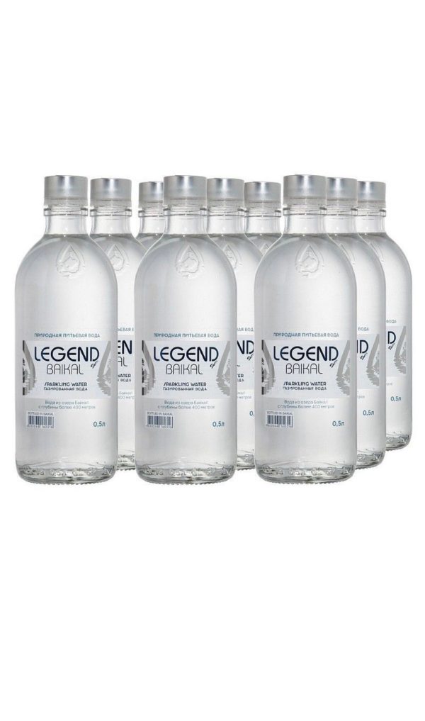 Legend of Baikal Sparkling Water 9 x 500ml For Sale