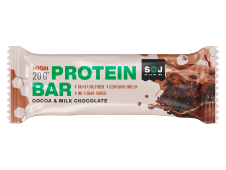 High Protein Bar Cocoa with Milk Chocolate 50g Online Sale