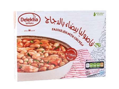 Delektia Fasoulieh with Chicken Frozen Meal 500g Online now