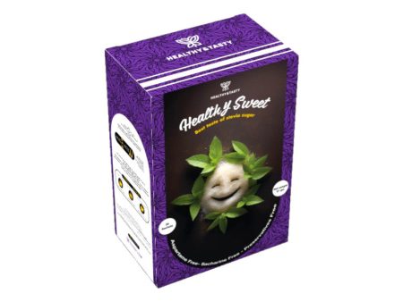 Healthy & Tasty Stevia Natural Sweetener Powder from Stevia Leaves, Zero Calorie  (25 Sachets X 1.5g) 37.5g For Sale