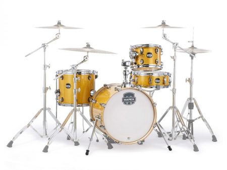 Mapex Mars Birch  Bop  Drum Kit Shell Pack 18  Bass - Sunflower Sparkle Supply