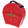 Hardcase 14  Snare Drum Case Fully Lined - Red Online Hot Sale