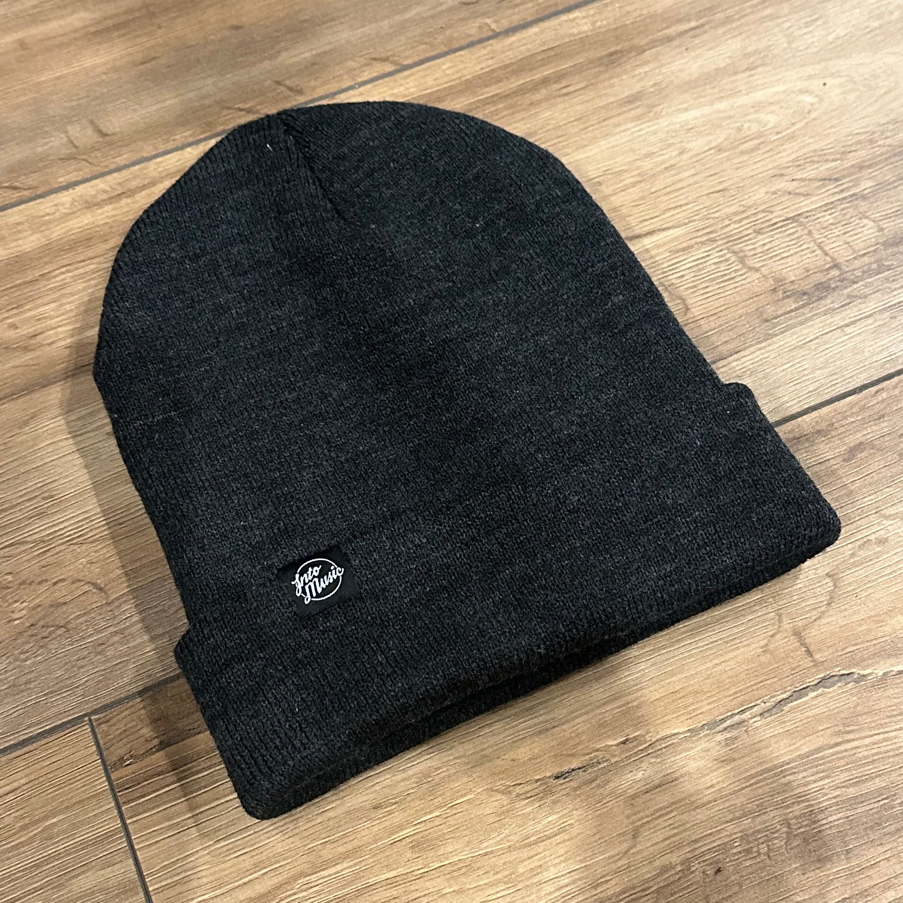 Into Music  Support Your Local Drum Store  Beanie Hat Charcoal on Sale