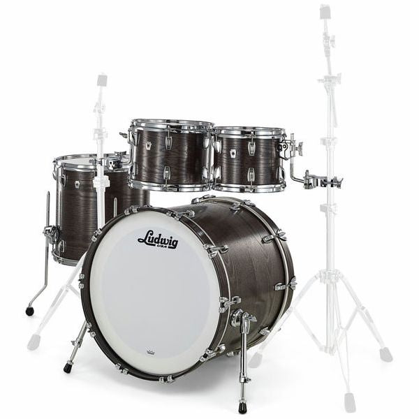 Ludwig Classic Oak 22” Drum Kit 4 Piece - Smoke on Sale