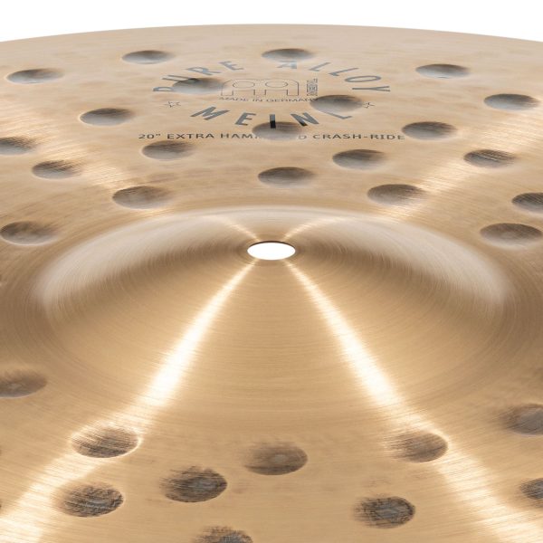 Meinl Pure Alloy 20 inch Extra Hammered Crash Ride Cymbal PA20EHCR Hot on Sale