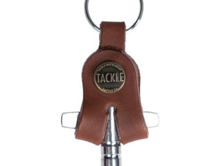 Tackle Instrument Supply Co. Drum Key with Leather Case, Mahogany Gift Supply