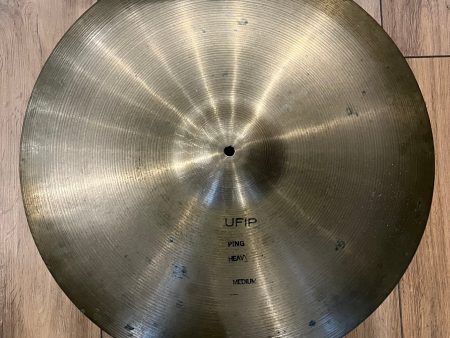 Ufip Vintage Ping Ride Cymbal 22” #1118 For Cheap