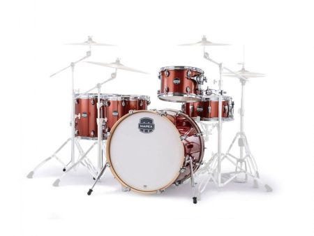 Mapex Mars Birch  Crossover  Drum Kit Shell Pack 1 Up 2 Down - Orange Sparkle For Discount