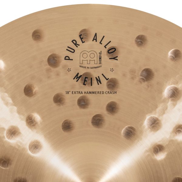 Meinl Pure Alloy 18 inch Extra Hammered Crash Cymbal PA18EHC Online