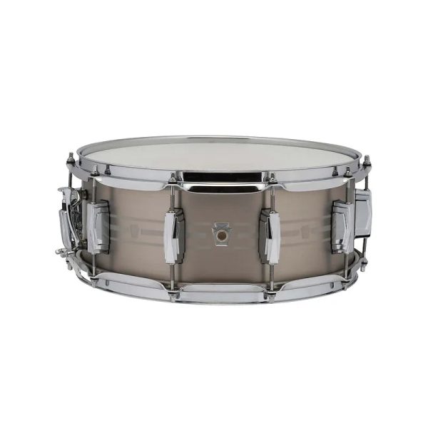 Ludwig LSTLS5514 5.5x14inch Heirloom Steel Snare Drum, Imperial Lug Supply