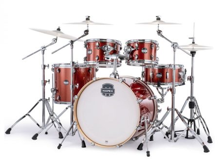 Mapex Mars Birch  Rock  Drum Kit Shell Pack - Orange Sparkle Online