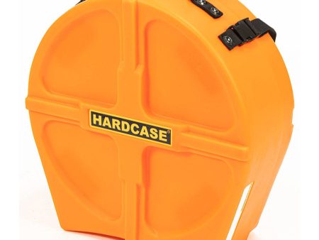 Hardcase 14  Snare Drum Case Fully Lined - Orange Supply