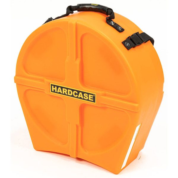 Hardcase 14  Snare Drum Case Fully Lined - Orange Supply