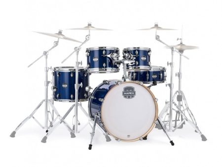 Mapex Mars Maple Drum Kit Shell Pack - Midnight Blue Hot on Sale