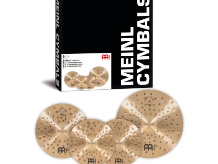 Meinl Pure Alloy Extra Hammered Complete Box Set Cymbals PA-CS1 Online Sale