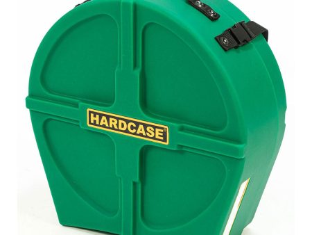 Hardcase 14  Snare Drum Case Fully Lined - Dark Green Cheap