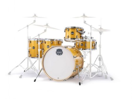 Mapex Mars Birch  Crossover  Drum Kit Shell Pack 1 Up 2 Down - Sunflower Sparkle For Cheap