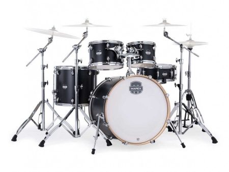 Mapex Mars Maple Drum Kit Shell Pack - Matte Black For Discount