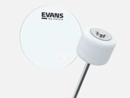 Evans EQ Pedal Patch, Clear Plastic (2 pack) For Sale