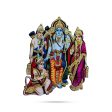 Ram Darbar Murti Fridge Magnet - 3.5 x 2.5 Inches | Ram Darbar Idol Photo Magnet  Picture Magnet for Home Fashion