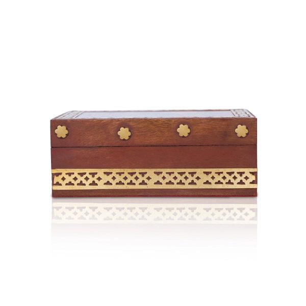 Jewellery Box - 1.5 x 4 Inches | Gemstone Storage Box  Sheesham Wooden Box for Home Online Sale