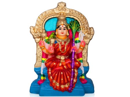 Kamakshi Clay Golu Bommai - 9 x 6.5 Inches | Giri Golu Doll  Navaratri Golu Bomma Gombe Bommai Supply