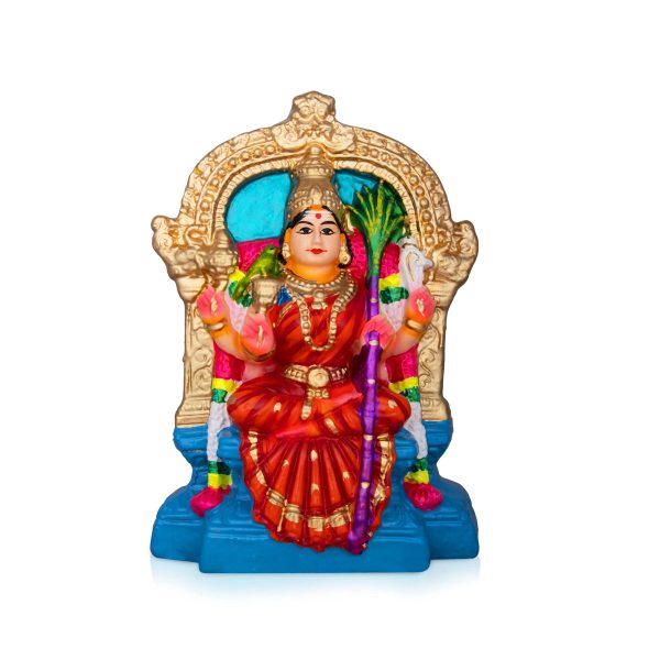 Kamakshi Clay Golu Bommai - 9 x 6.5 Inches | Giri Golu Doll  Navaratri Golu Bomma Gombe Bommai Supply