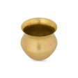 Brass Lota - 3 x 2 Inches | Brass Chombu  Brass Kalash Pot  Kalasam for Pooja  50 Gms Approx Online Sale