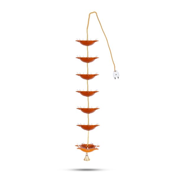 Electric Diya | 240 V  7 Step Hanging Lamp  Electric Lamp  Electric Deep for Pooja Decor Online