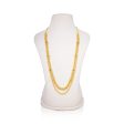 Beads Mala - 10 Inches | Gold Polish Jewellery  3 line Beads Design Fancy Jewellery for Women Sale