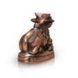 Nandi Statue - 6 x 7 Inches | Copper Idol  Copper Oxidised Nandhi Statue  Nandi Idol for Pooja Discount