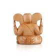 Big Ear Ganesh Murti - 6 x 5.5 Inches | Ganapati Idol  Wooden Statue  Vinayagar Statue for Home Decor Hot on Sale