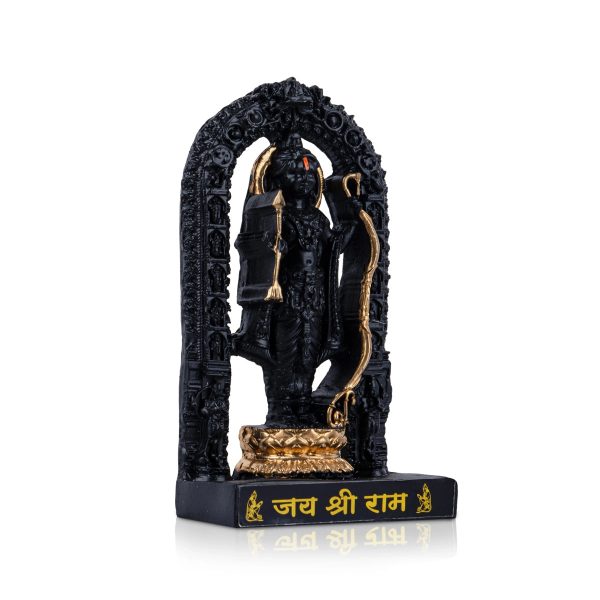 Ayodhya Rama Idol - 6.5 x 3.5 Inches | Poly Resin Statue  Black Polish Ayodhya Ramar Statue for Pooja Cheap