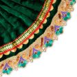 Amman Pavadai - 7 x 12 Inches | Velvet Mata Dress  Devi Vastra  Mata Poshak for Deity  Assorted Colour on Sale