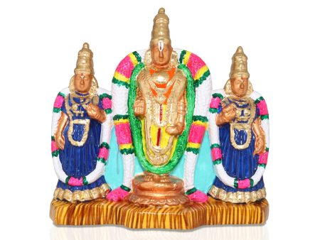 Balaji Perumal Utsavar Clay Golu Bommai - 14 x 12 Inches | Giri Golu Doll  Navaratri Golu Bomma Gombe Bommai Fashion