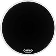 Evans EQ3 Black Reso Bass Drum Head | 22  – No Port Cheap